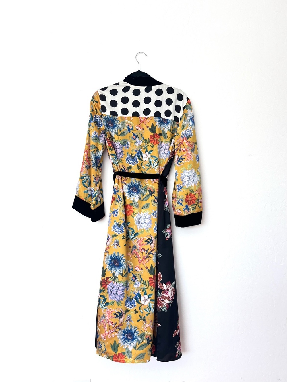 NWT Zara Contrasting Patchwork Kimono - Picture 7 of 12